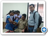 15-11-2017-Children are tying protection band to IIC, Town Police Station